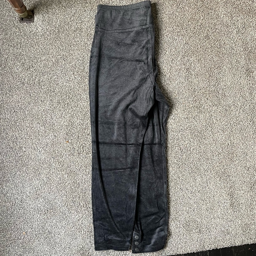 Black Velvet Leggings